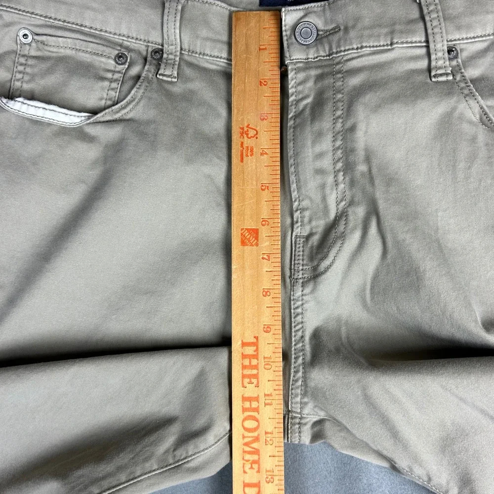 Lucky Brand Pants Mens 36x30 (36x29) Khaki Tan 221 Straight Leg Casual Trousers